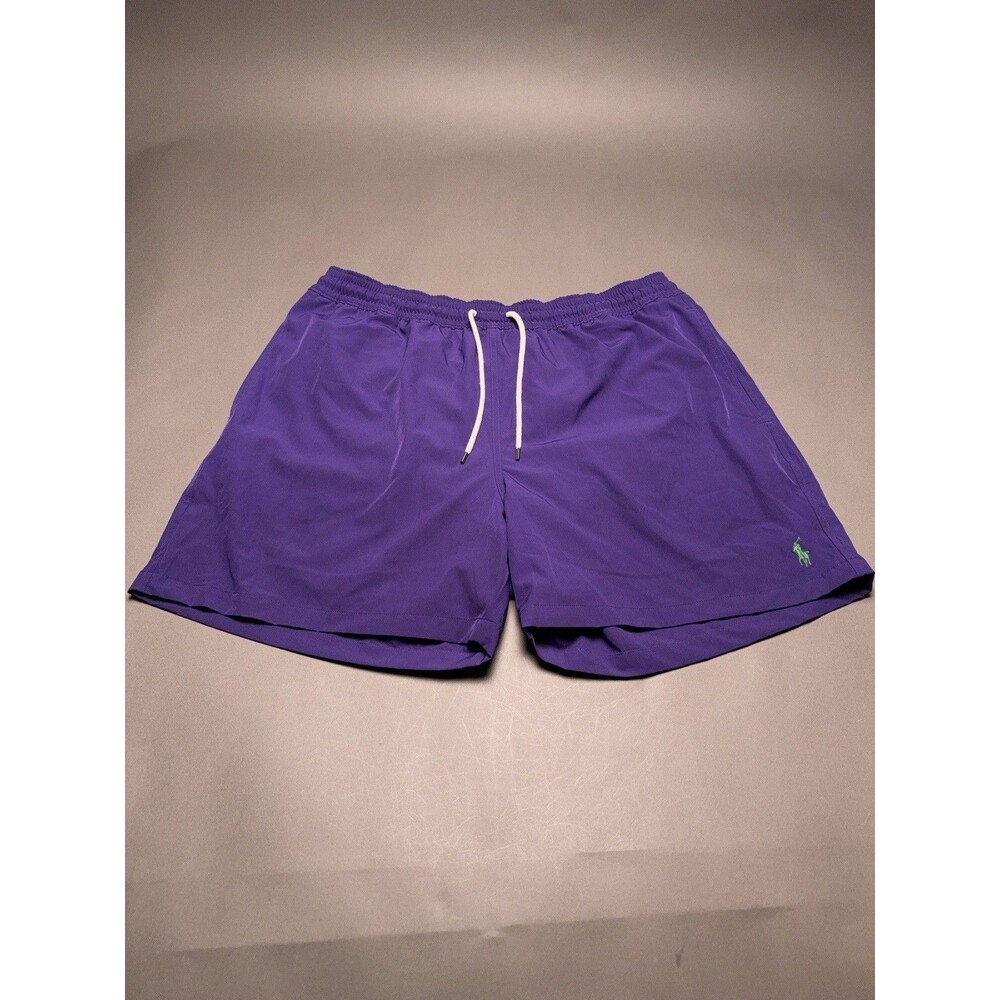 Polo Ralph Lauren Lined Swim Trunks Board Shorts Purple Men's Size 2XL